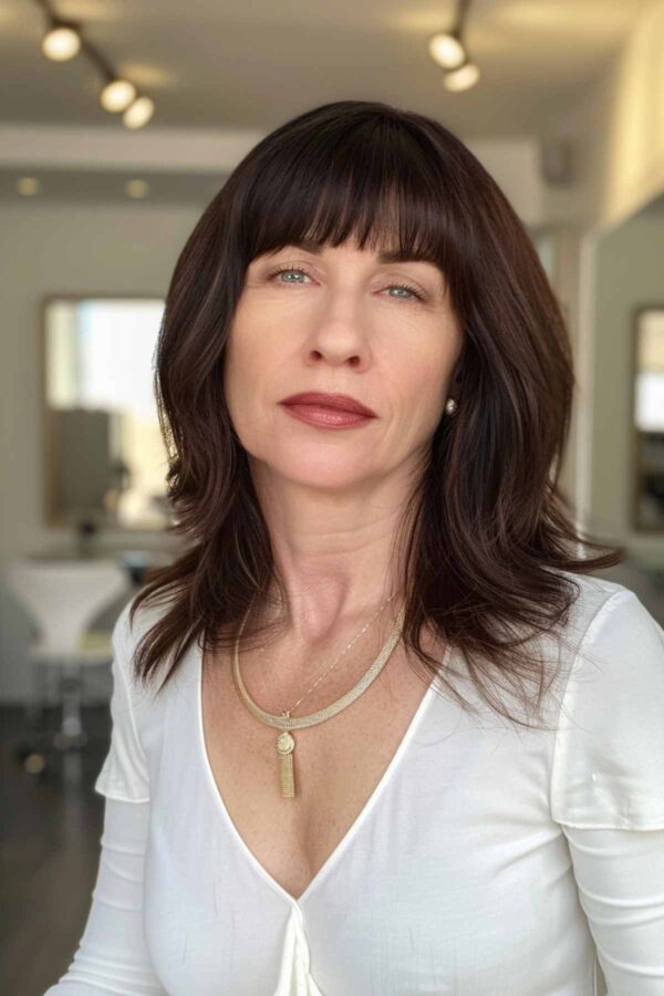 25 Chic Medium-Length Hairstyles Older Women Can Absolutely Pull-Off This 2025