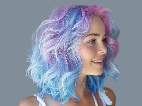 enchanting cotton candy hair