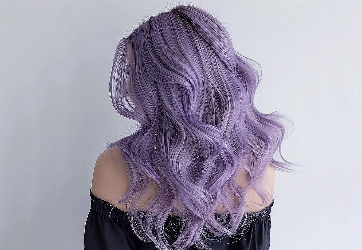 Enchanting lavender hair colors
