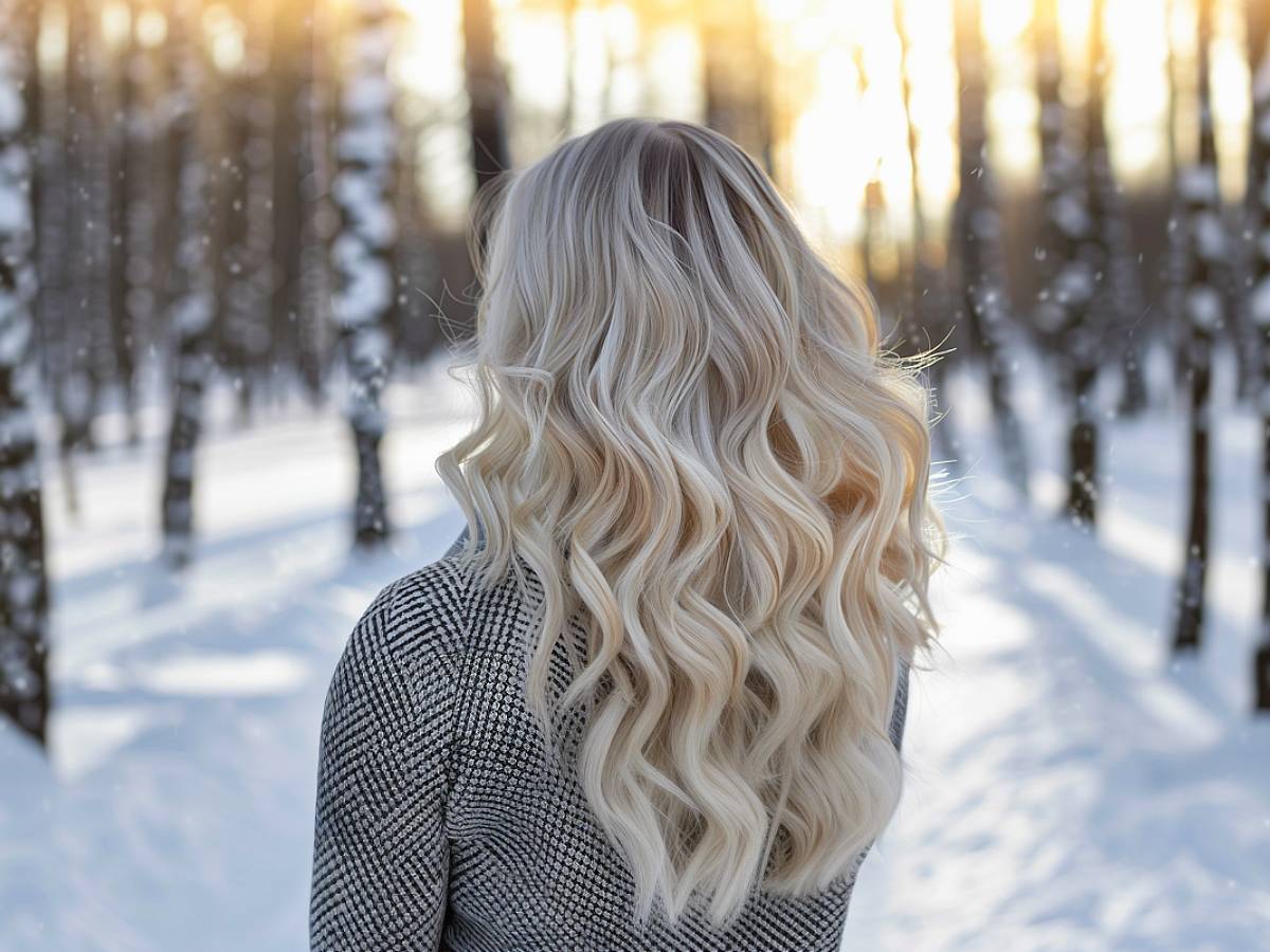 Enchanting winter blonde hair colors