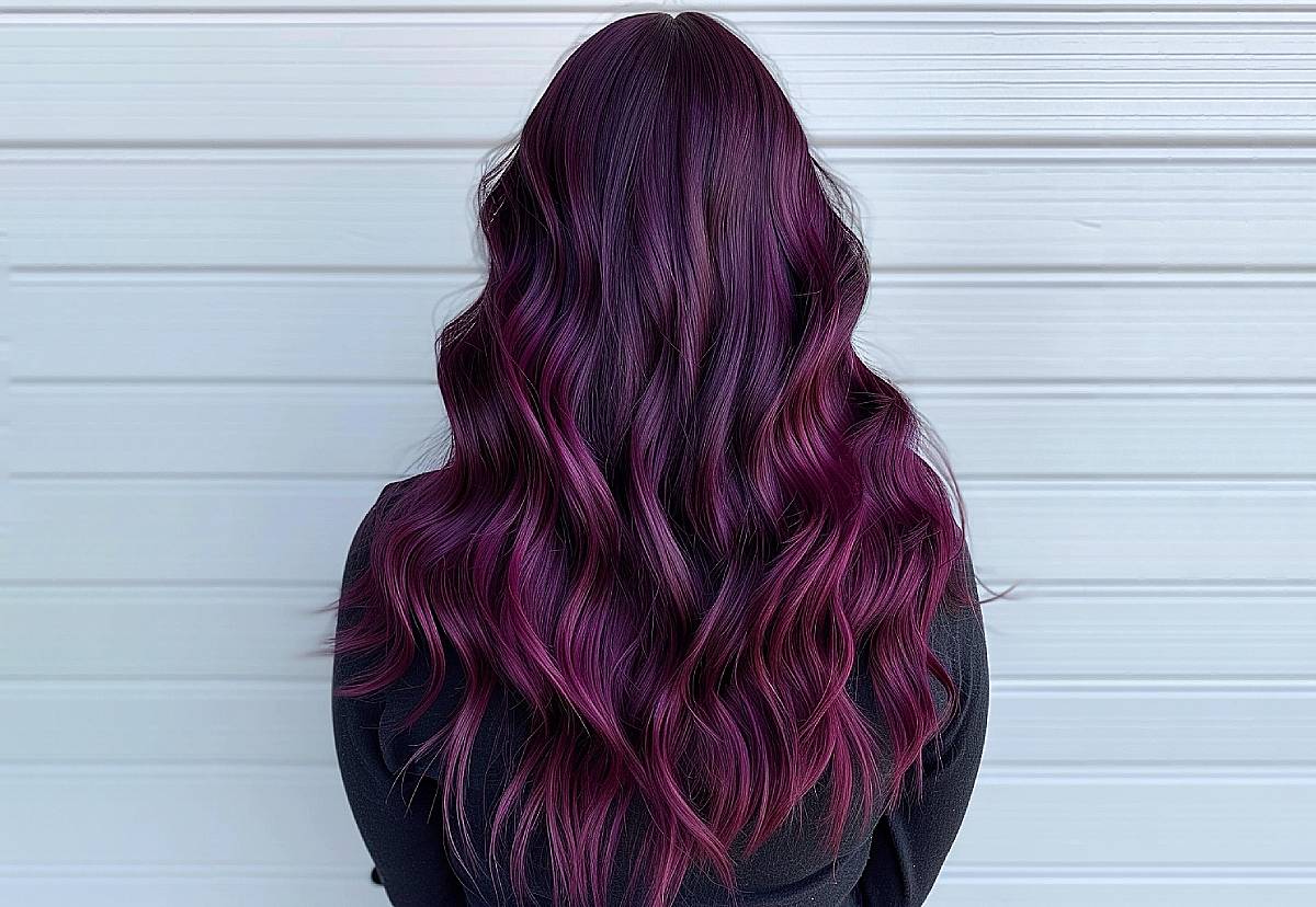 Excellent plum hair colors