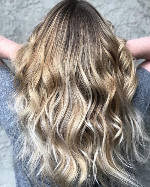 Exceptional Ash Blonde on Brown Hair