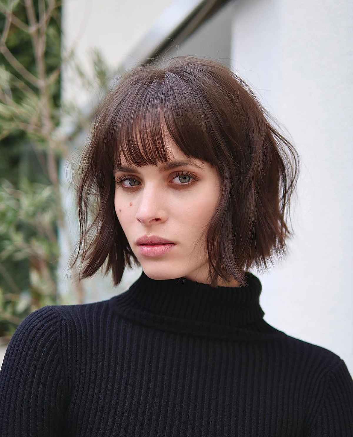 Extra Choppy Bob with Layers and Bangs