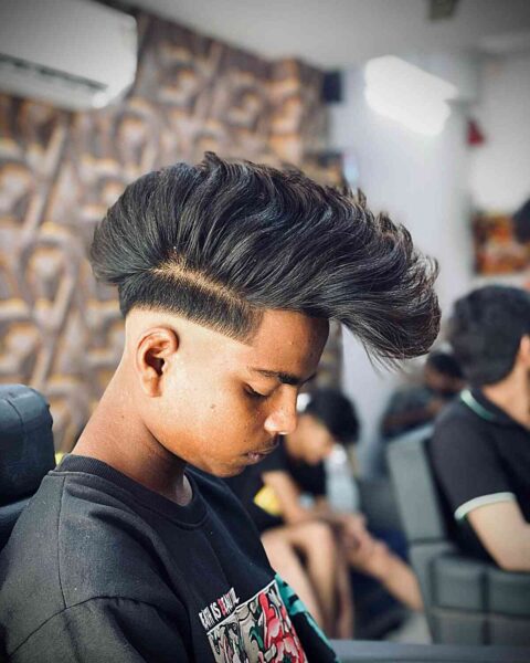 An Extra Long Pompadour for boys
