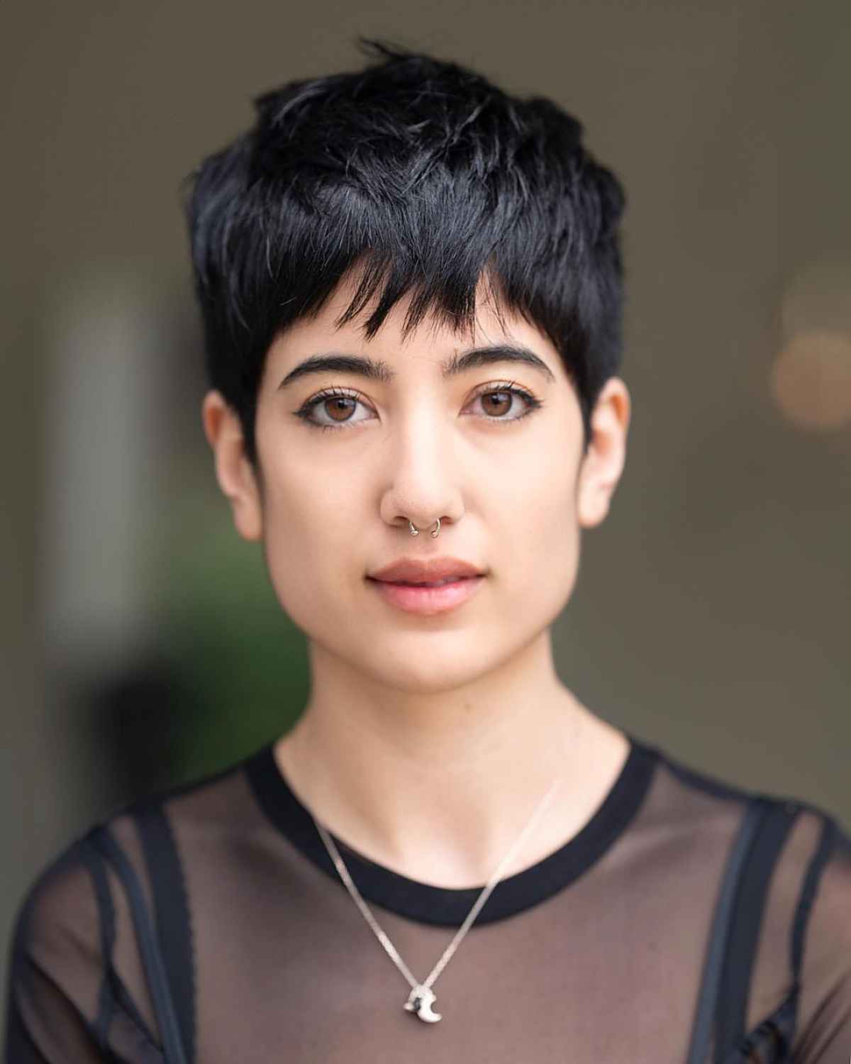 Extra Short Pixie with Wispy Bangs