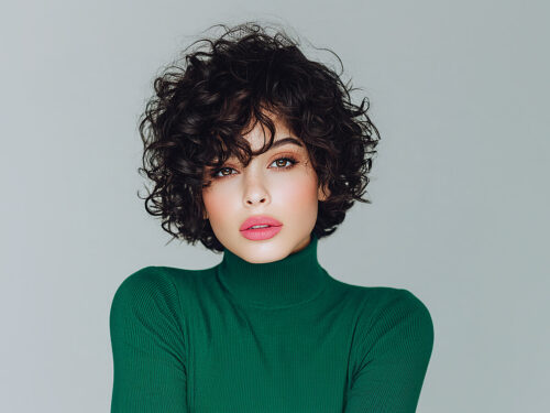 Eye-catching short curly hairstyles for women over 30