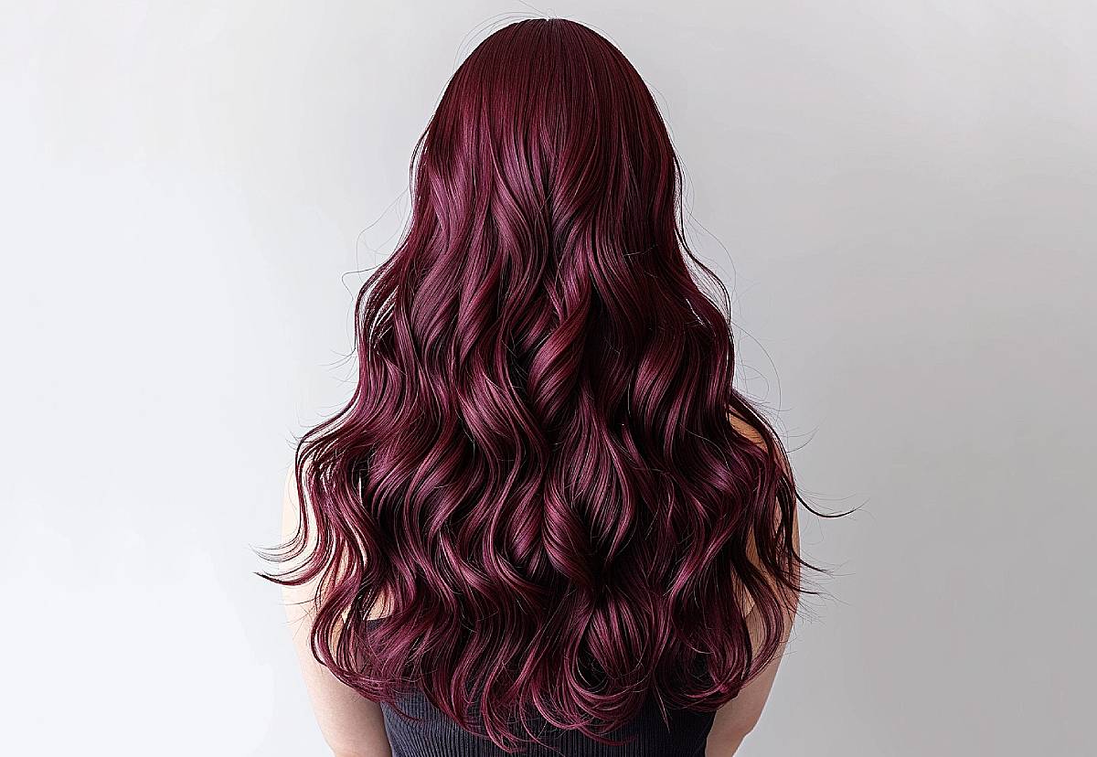 Fabulous black cherry hair colors