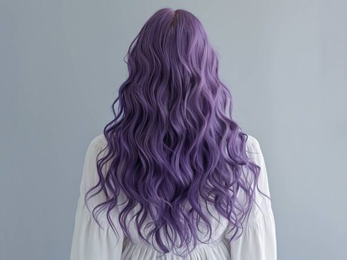 fabulous violet hair