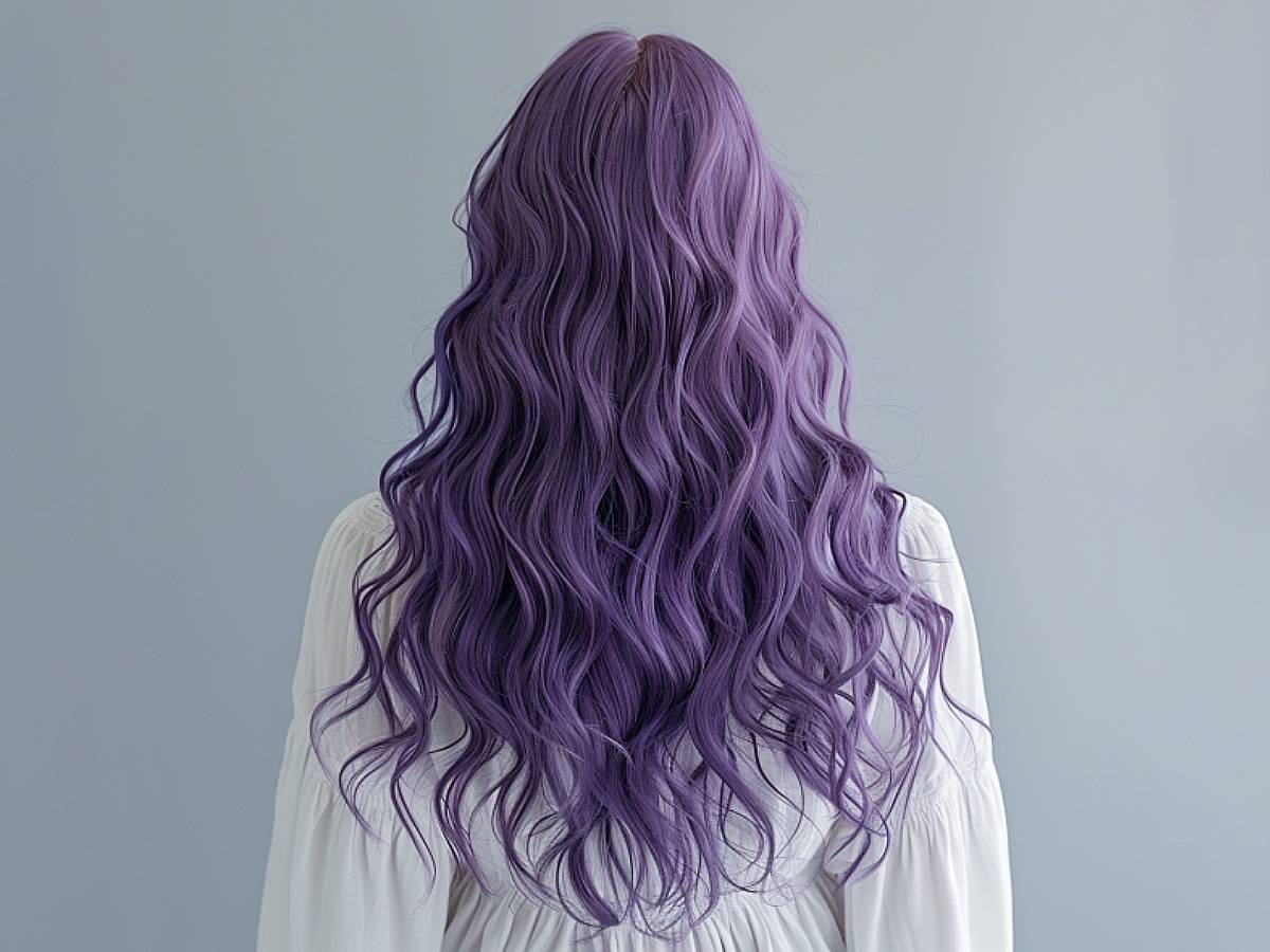 fabulous violet hair
