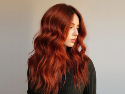 pastel red hair color