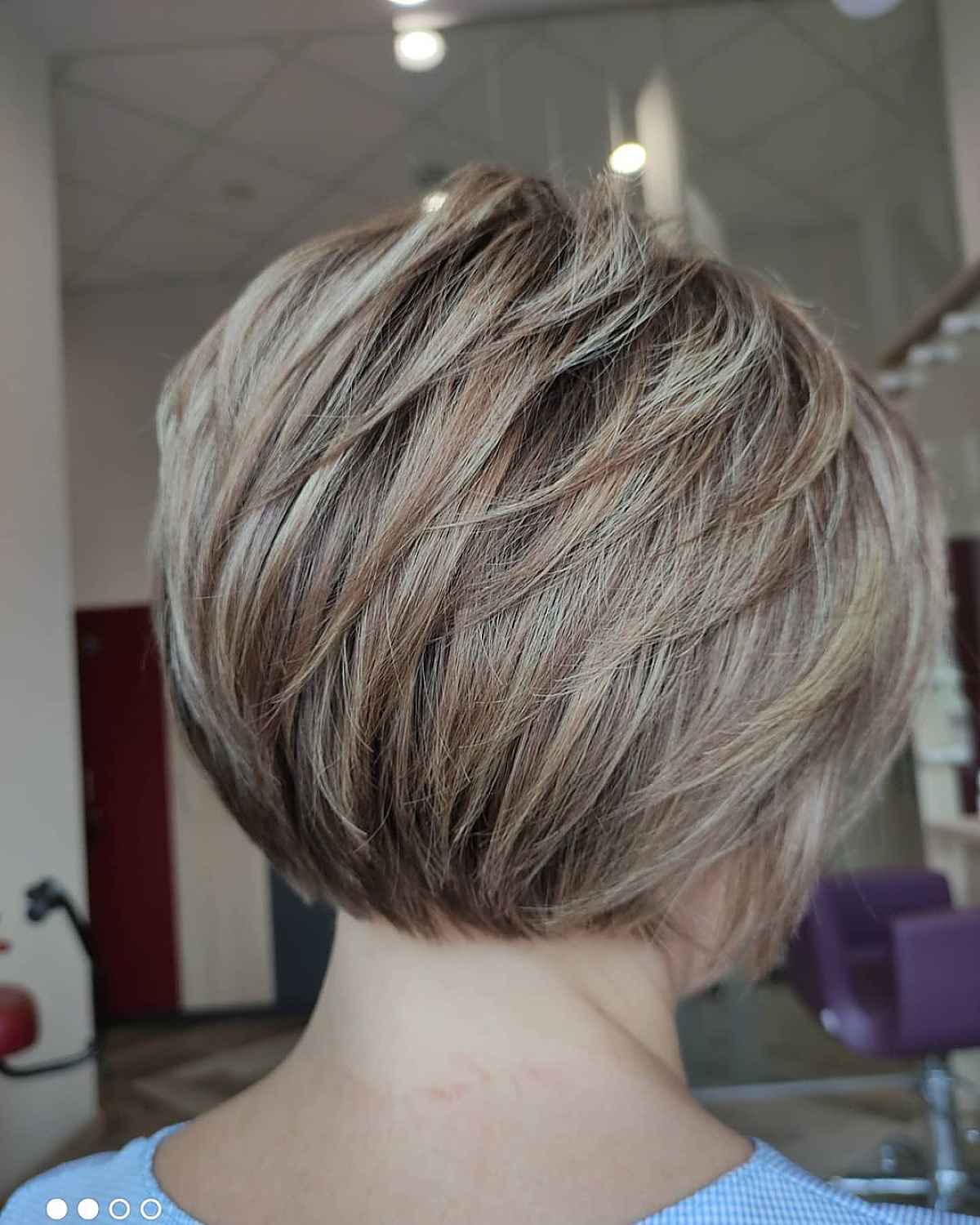 Feathered Bob with Piece-y Layers