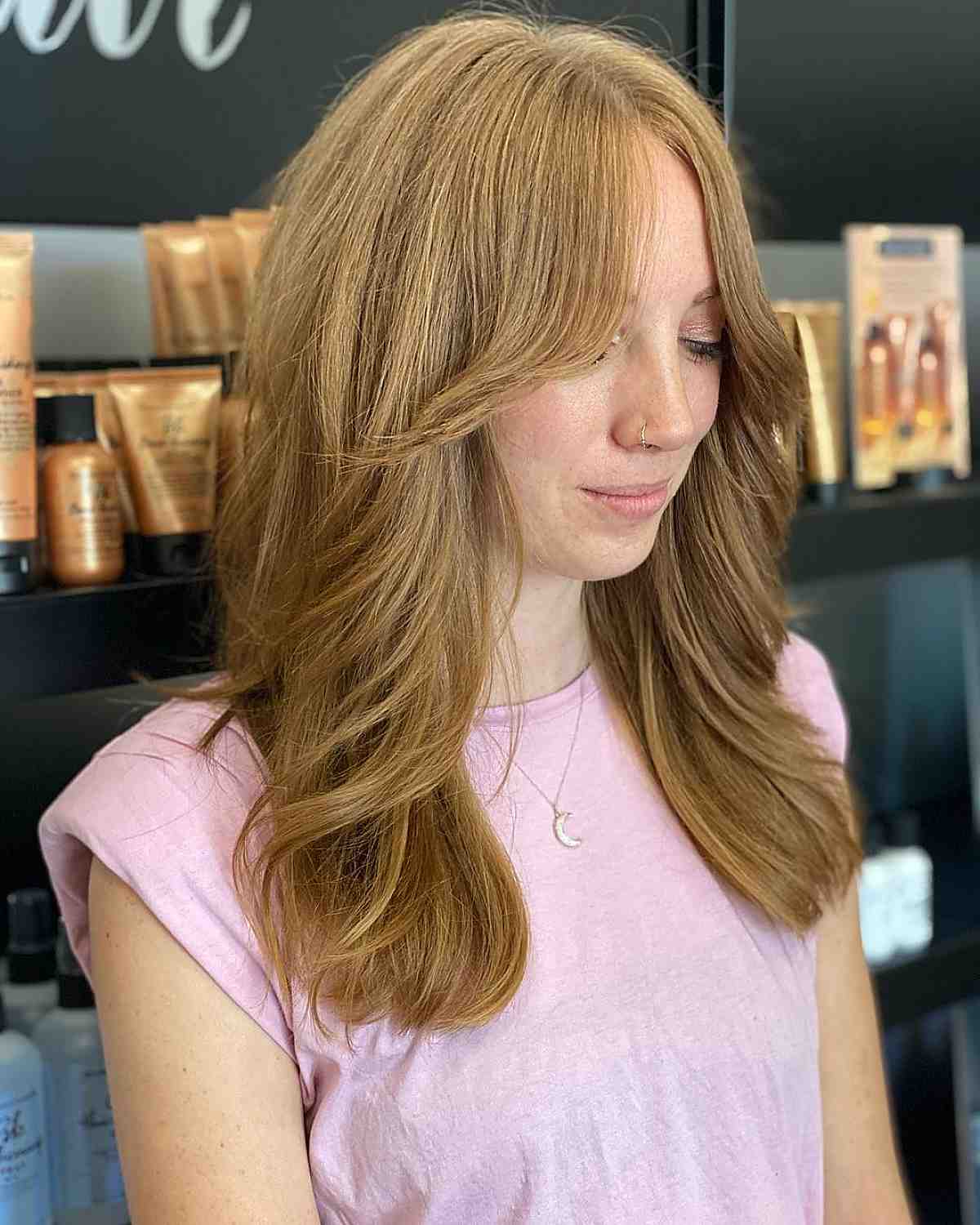 Feathered Cut for Straight Hair