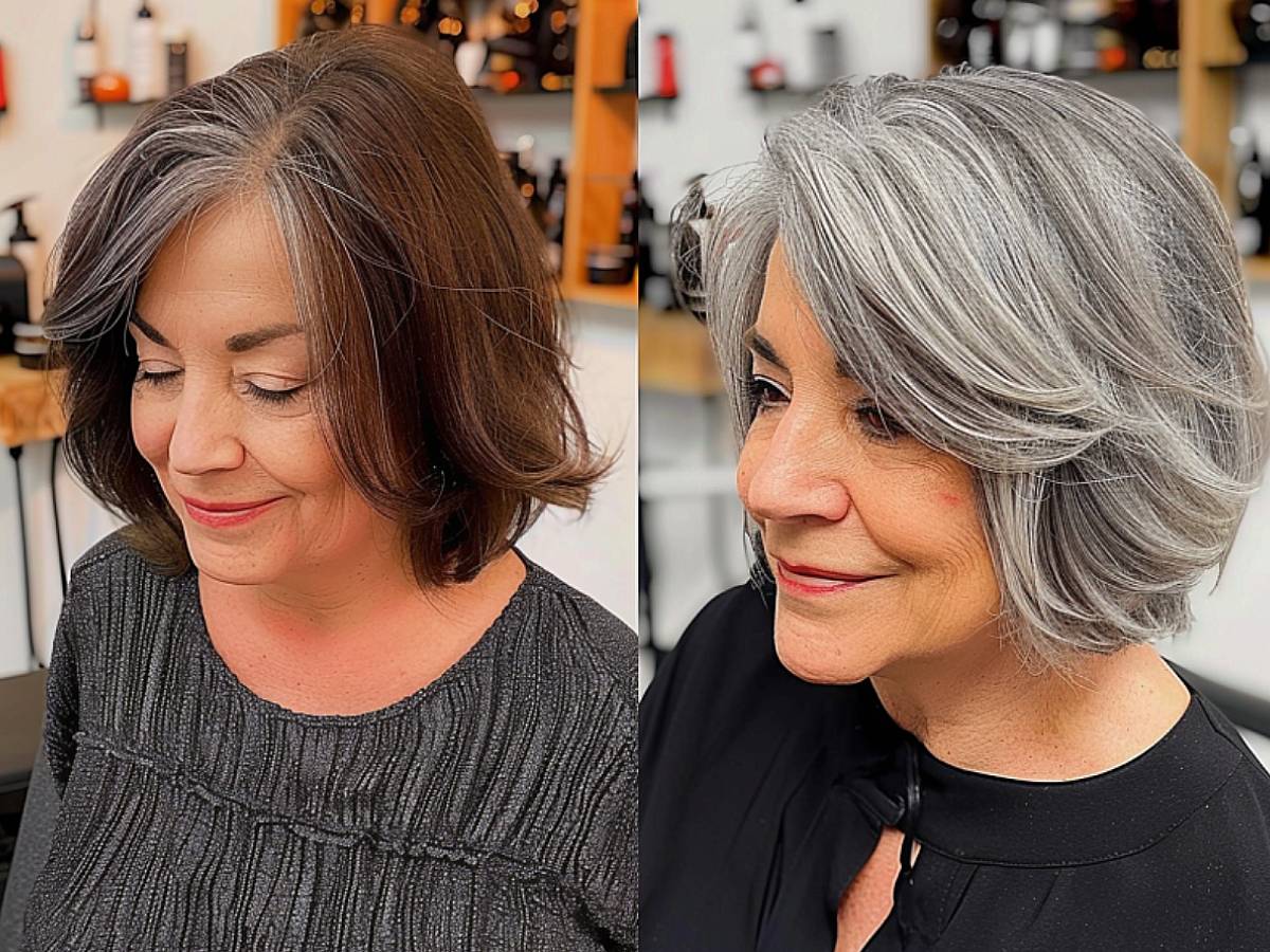 15 Flattering Short Hairstyles for Women In Their 60s with Grey Hair