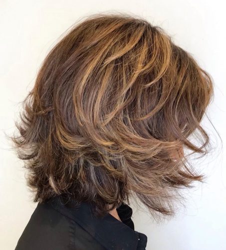 33 Youthful Medium-Length Hairstyles for Women Over 50