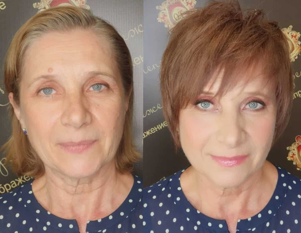 Feminine and Edgy Pixie for Women Over 50