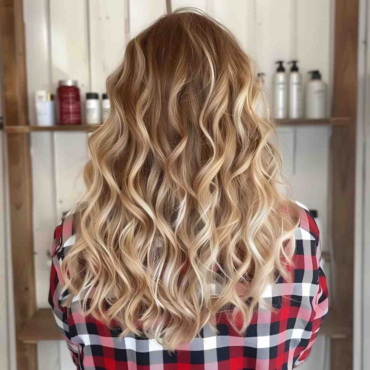 Fine Hair + Blonde Ombre hairstyle