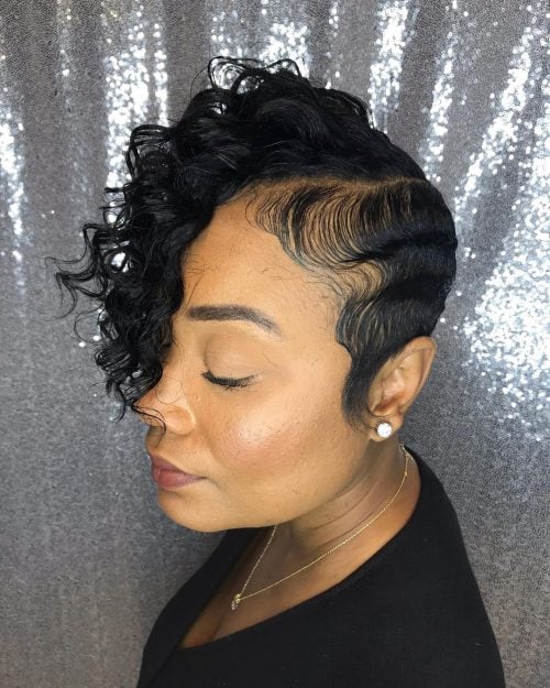 Gorgeous Finger Waves on Natural Hair