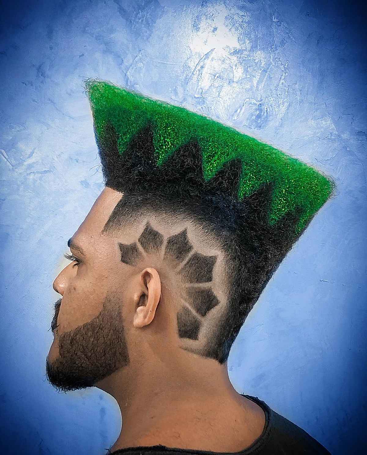 Flat Top with Hair Designs
