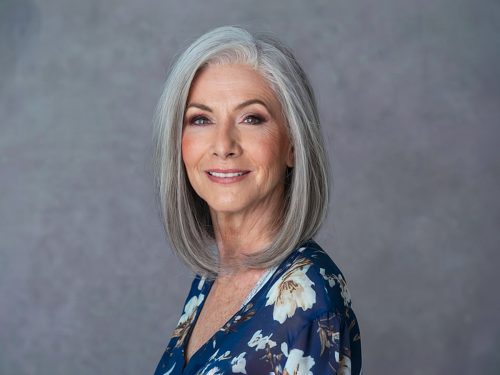 Flattering long bob hairstyles for women over 70