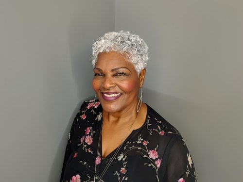 Flattering short natural haircuts for black women over 60 years old