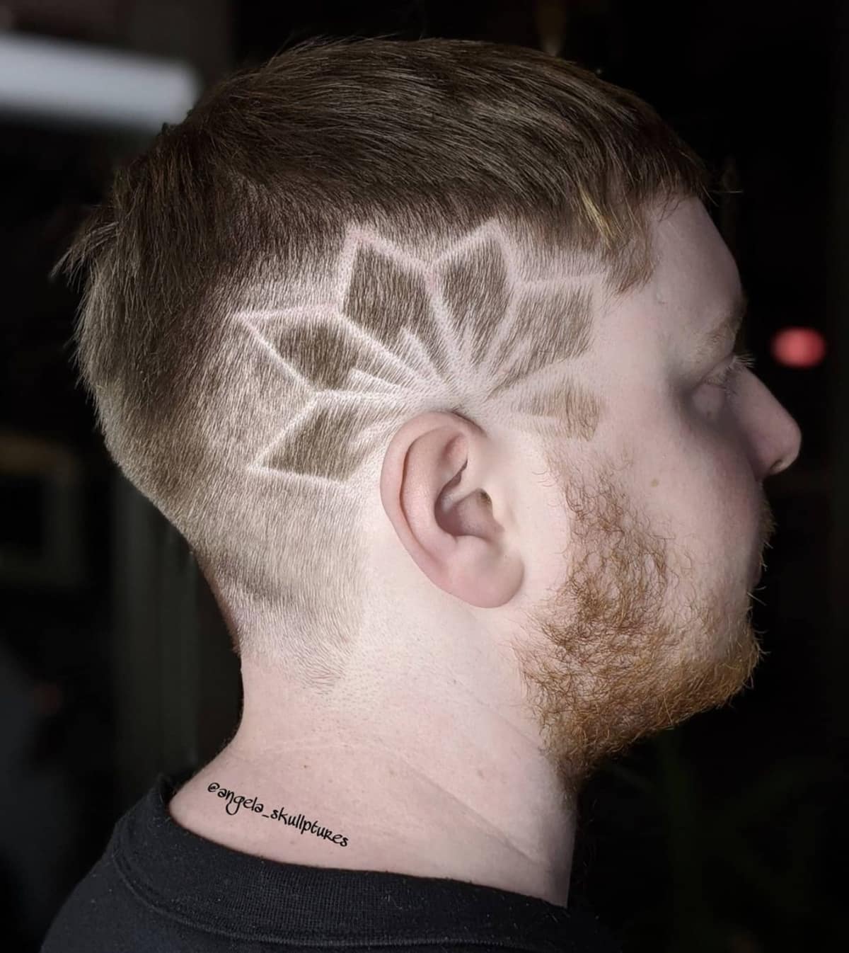 Cocktail ideas! leaf design haircut, head hair | Undercut Bob Hairstyles |  Bob Hairstyles, Hair clipper, Hair tattoo