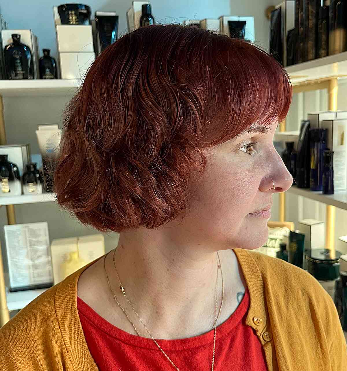 French Bob Cut for Women with Plump Faces