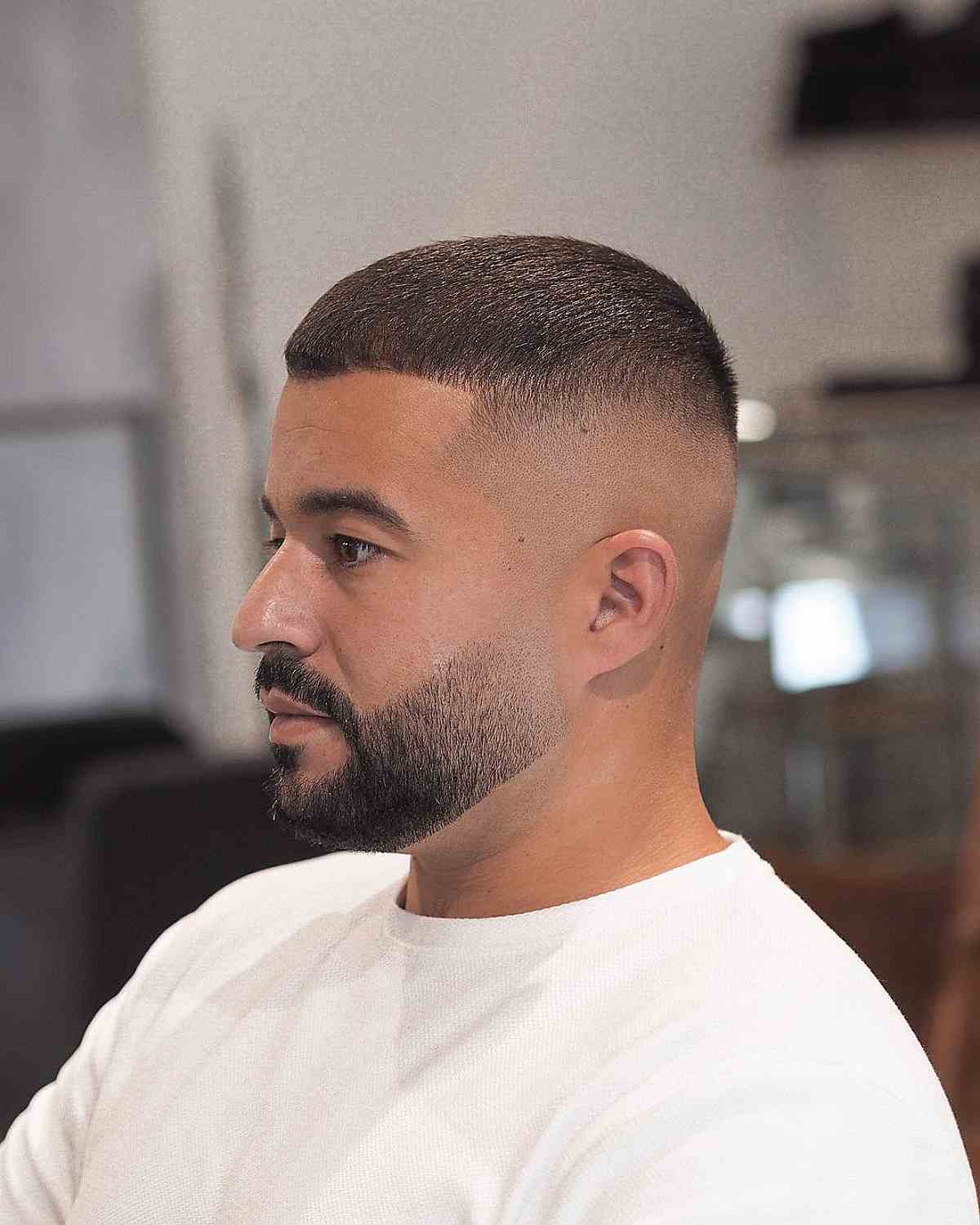 Share 87+ buzz cut hairstyle with beard latest
