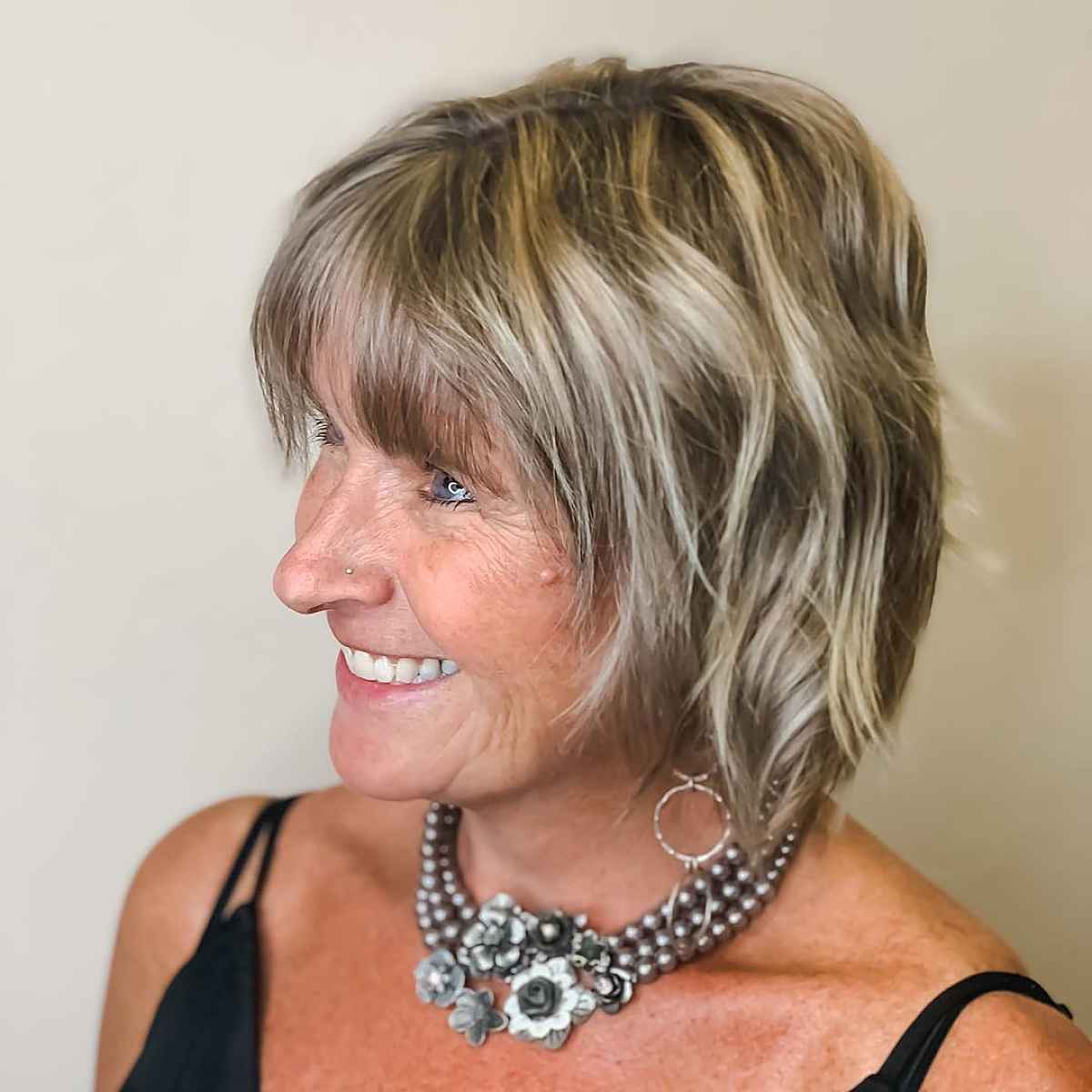 30 Stylish Wash-and-Wear Haircuts for Women Over 60 Short On Time