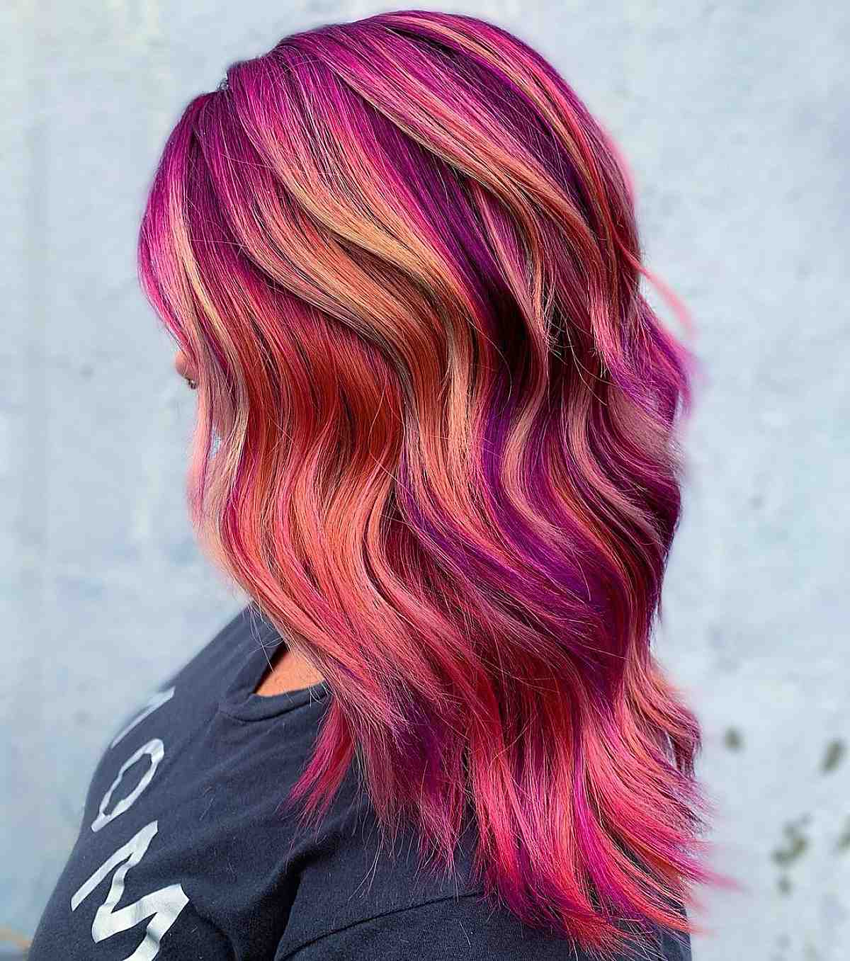galaxy purple hair color