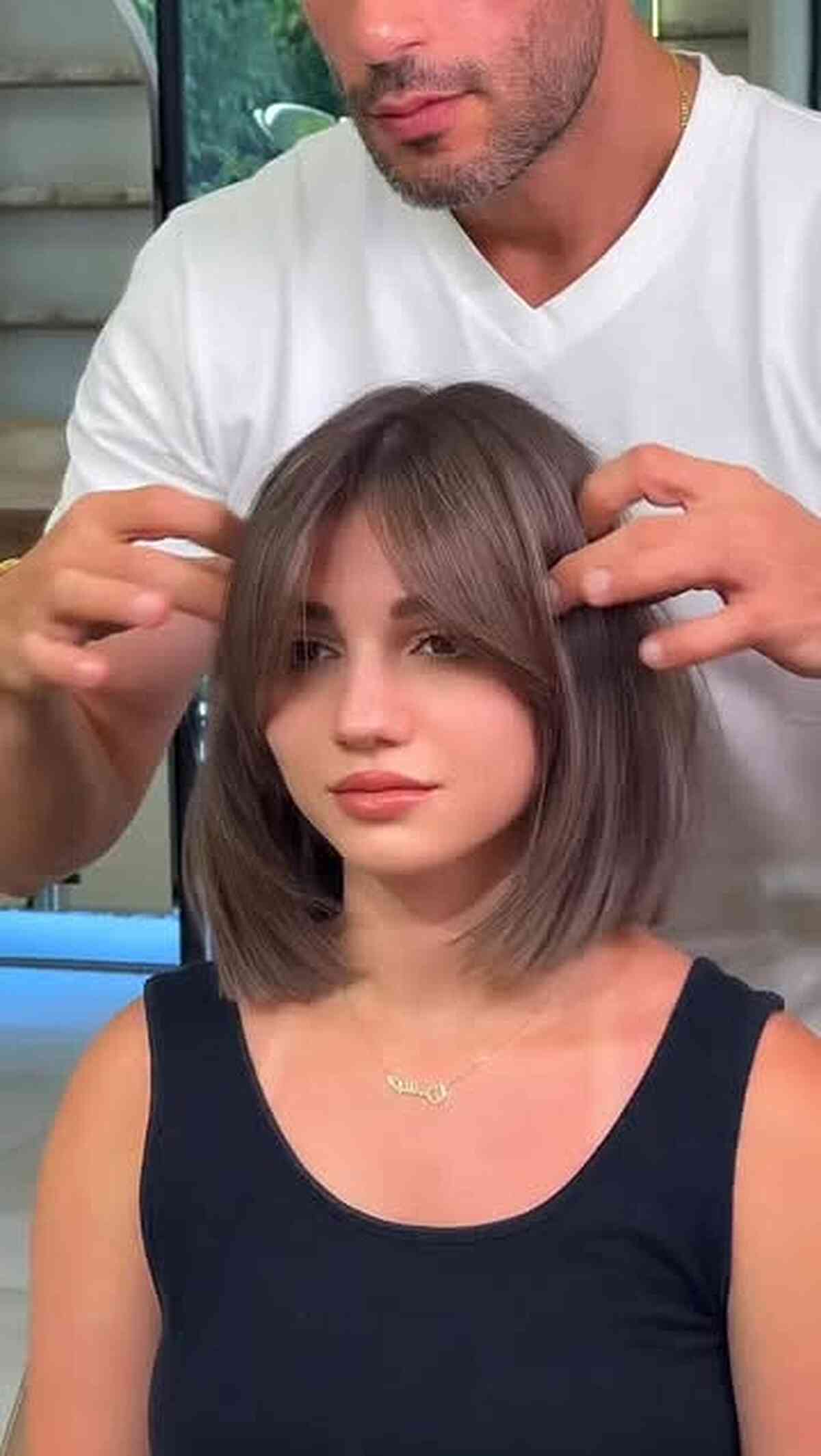 Modern Blunt Bob with Soft Layers