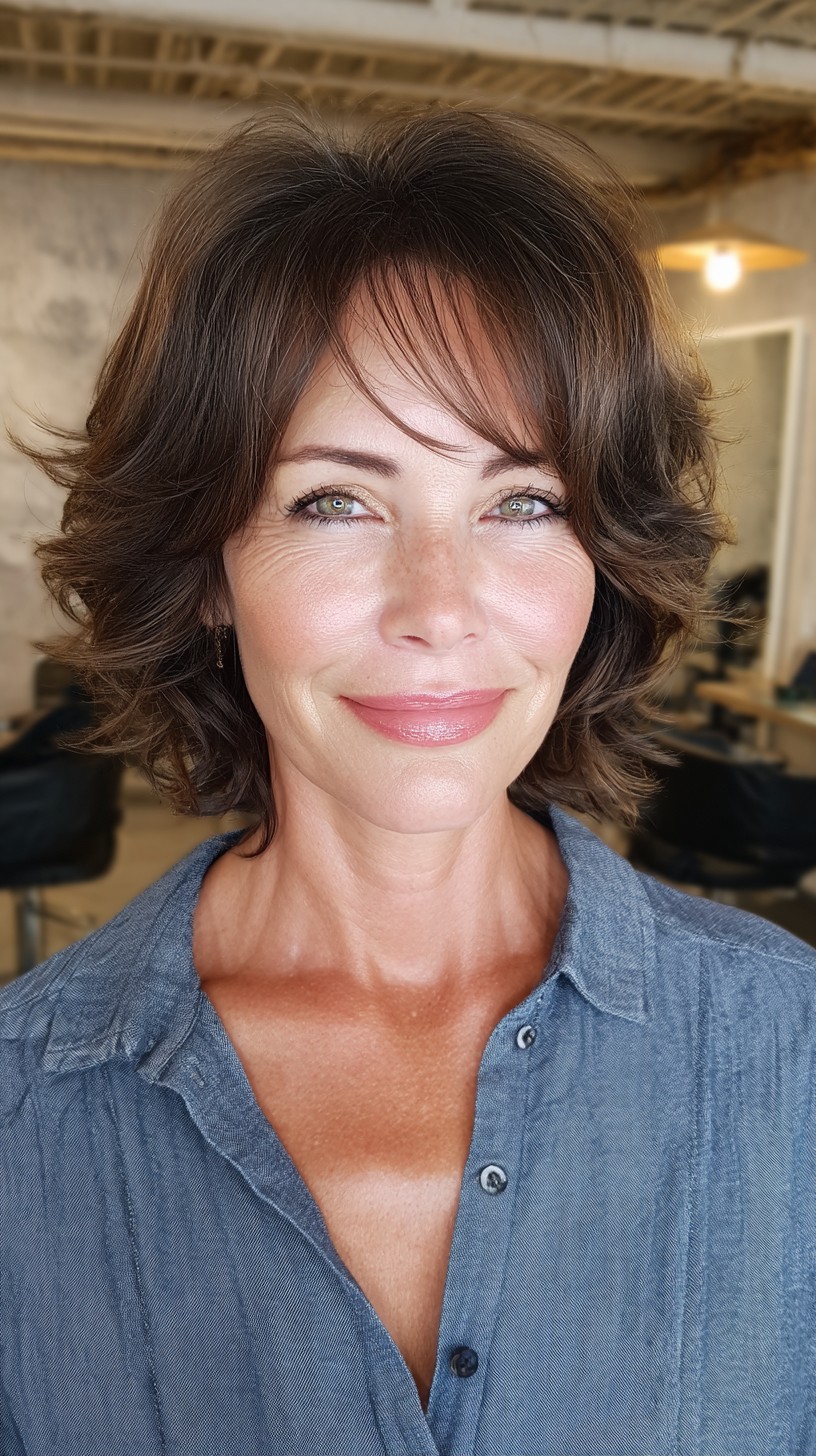 Chic Chocolate Momentum Cut for Vibrant Elegance