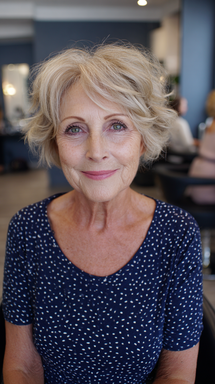 Chic Short Spiky Bob with Lively Texture