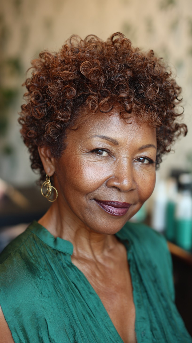 Lush Cinnamon Spiral Curls