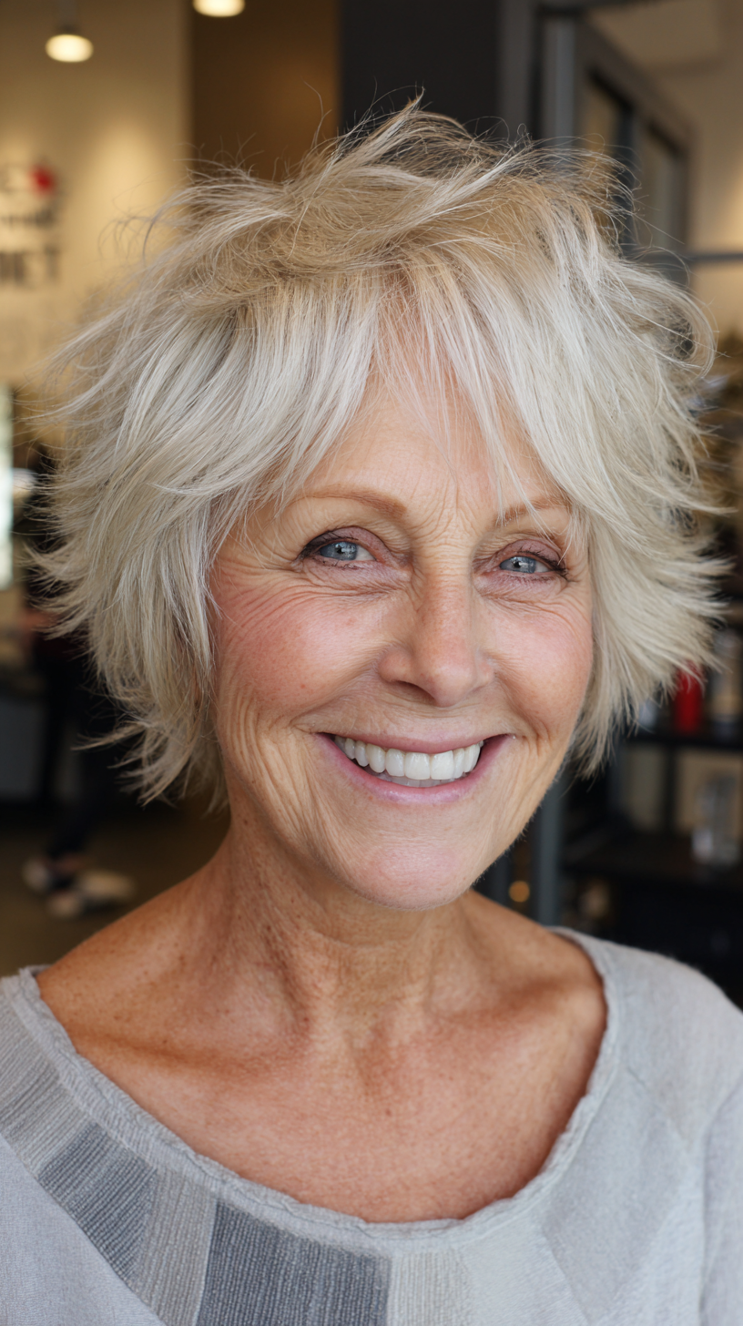 Modern Textured Bob with Effortless Volume