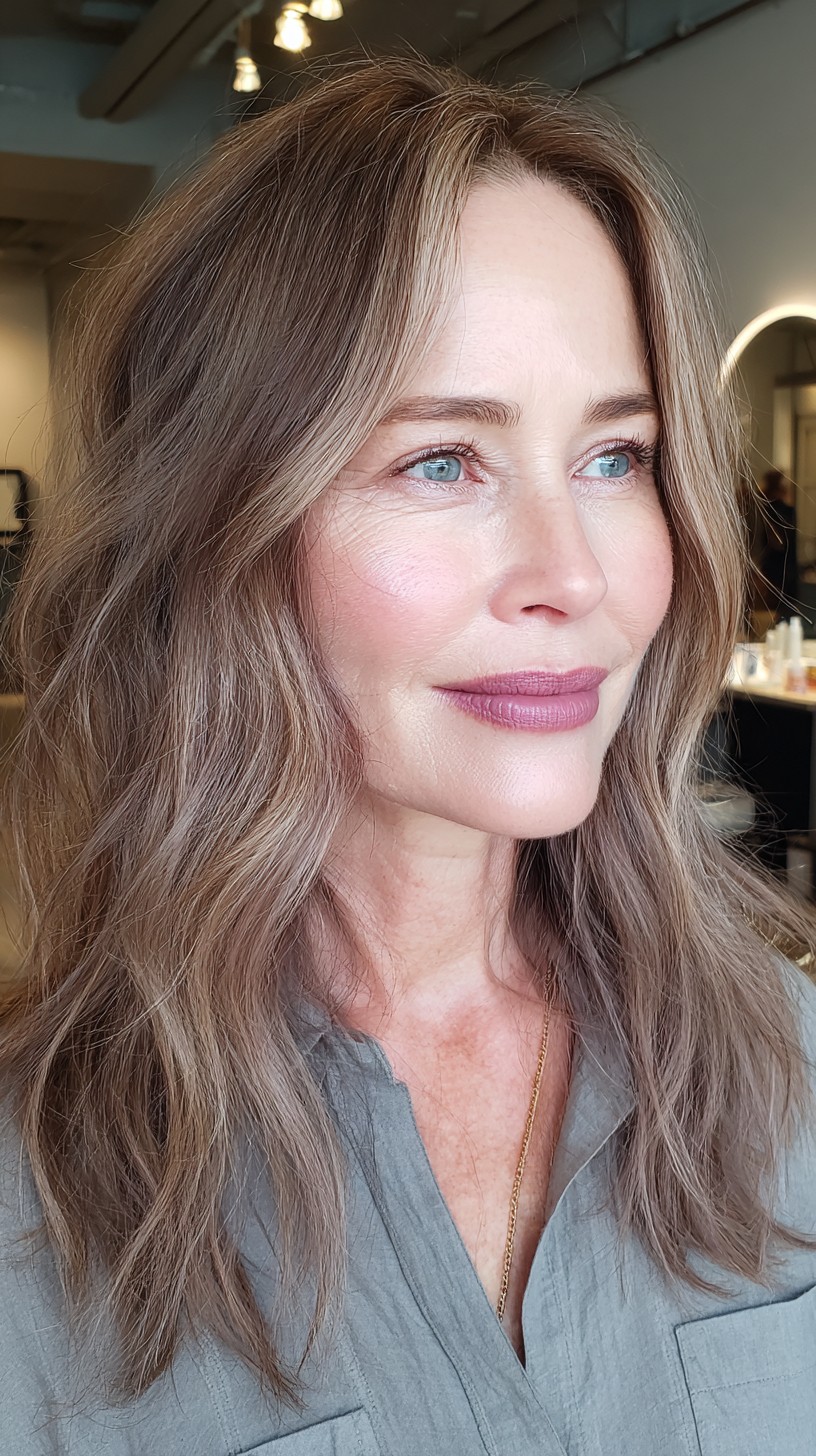 Soft Natural Gray with Subtle Lavender Tint