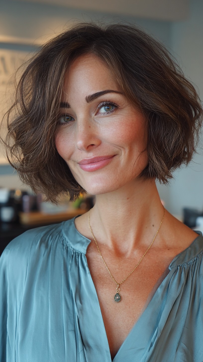 Subtle Asymmetrical Chocolate Waves