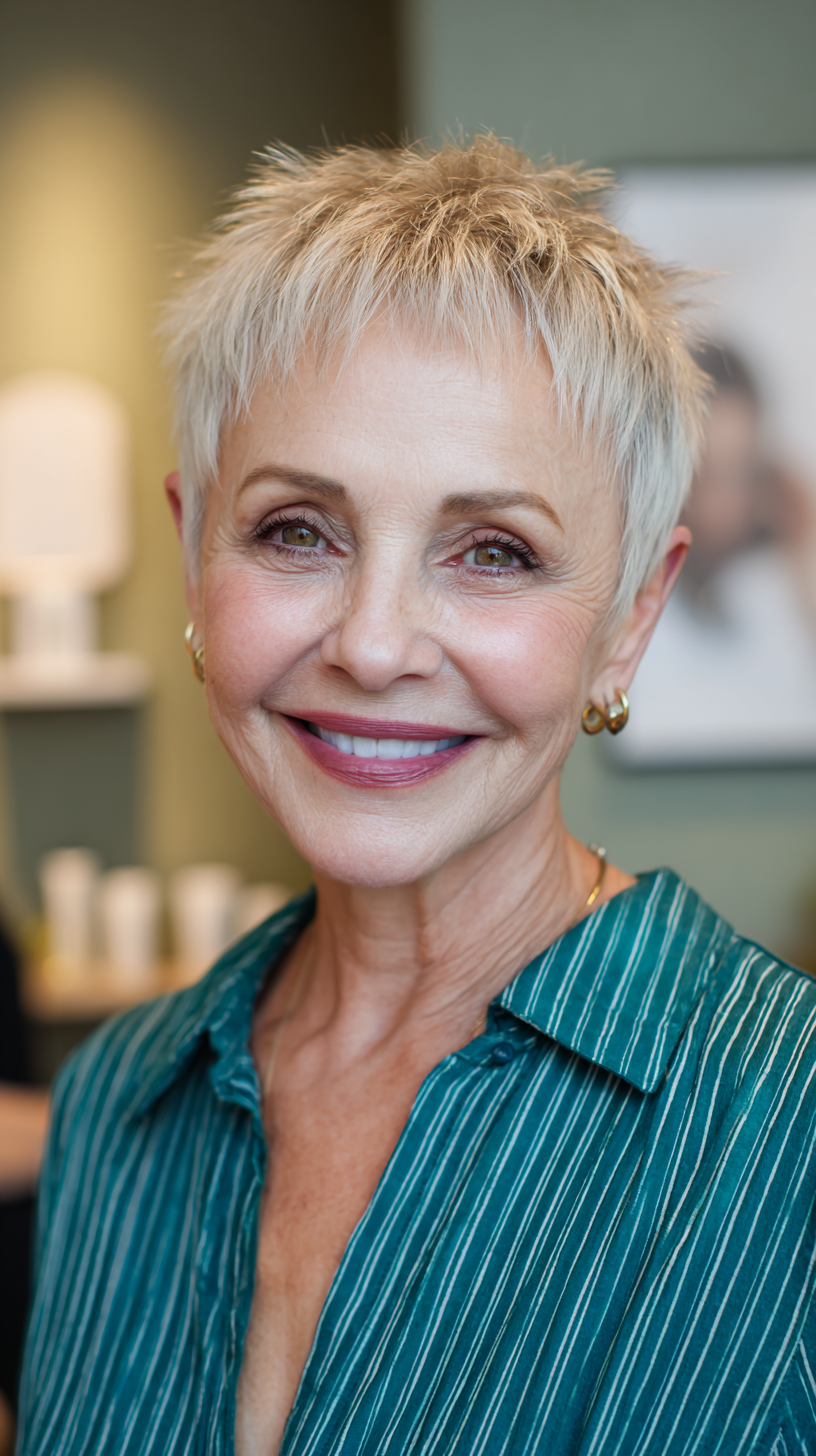 Textured Micro Pixie with Light Layers