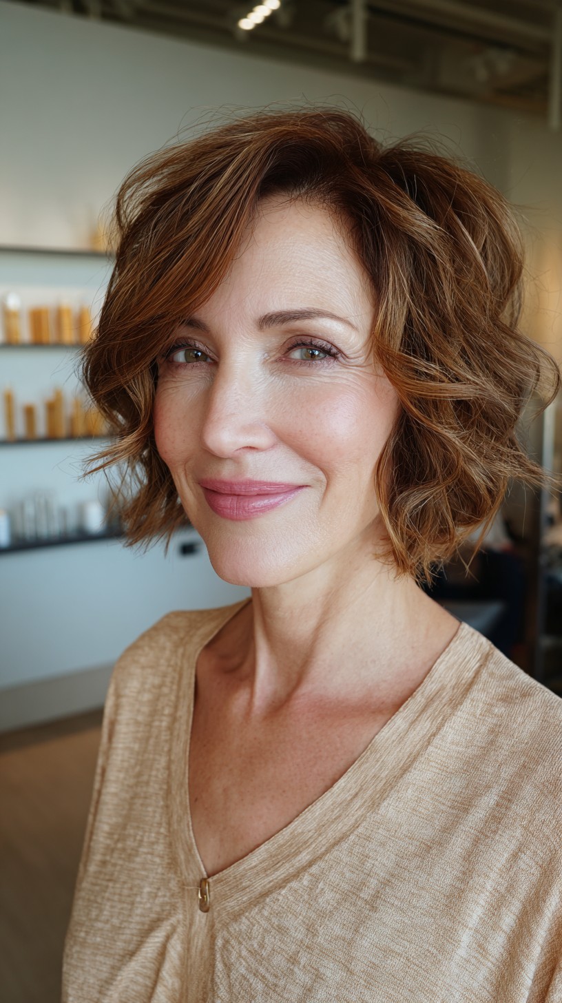 Voluminous Copper Waves with Soft Fringe
