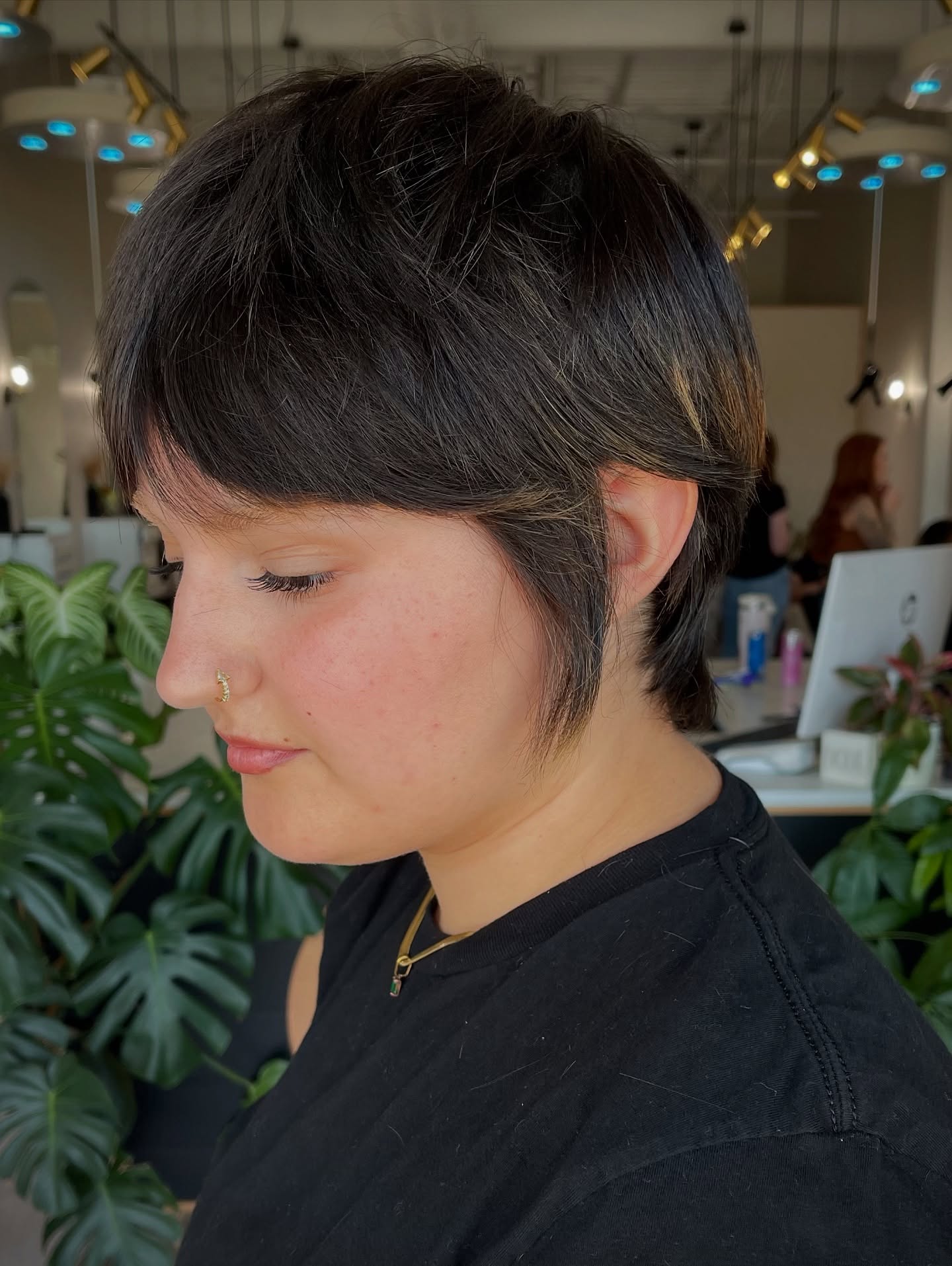 Chic Asymmetrical Pixie with Deep Side Part