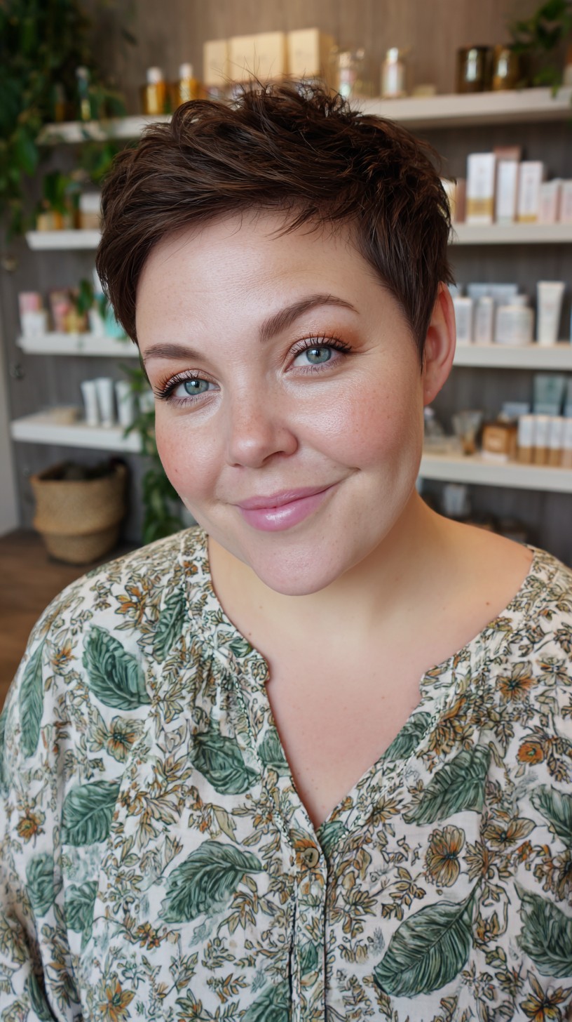 Dynamic Textured Pixie with Tapered Sides