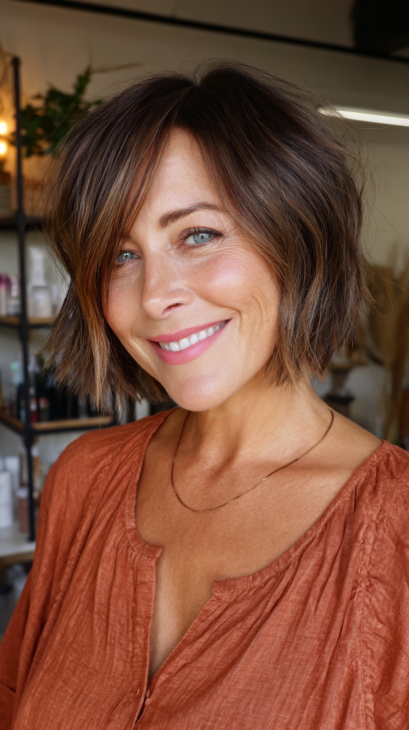 Elegant-Copper-Layered-Shag-for-Mature-Women