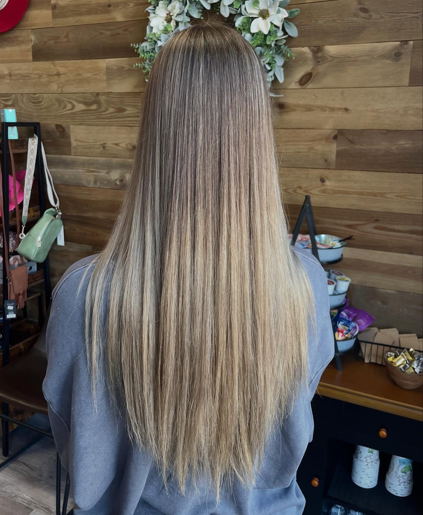 Long Sleek Blended Layers with Subtle Dimension
