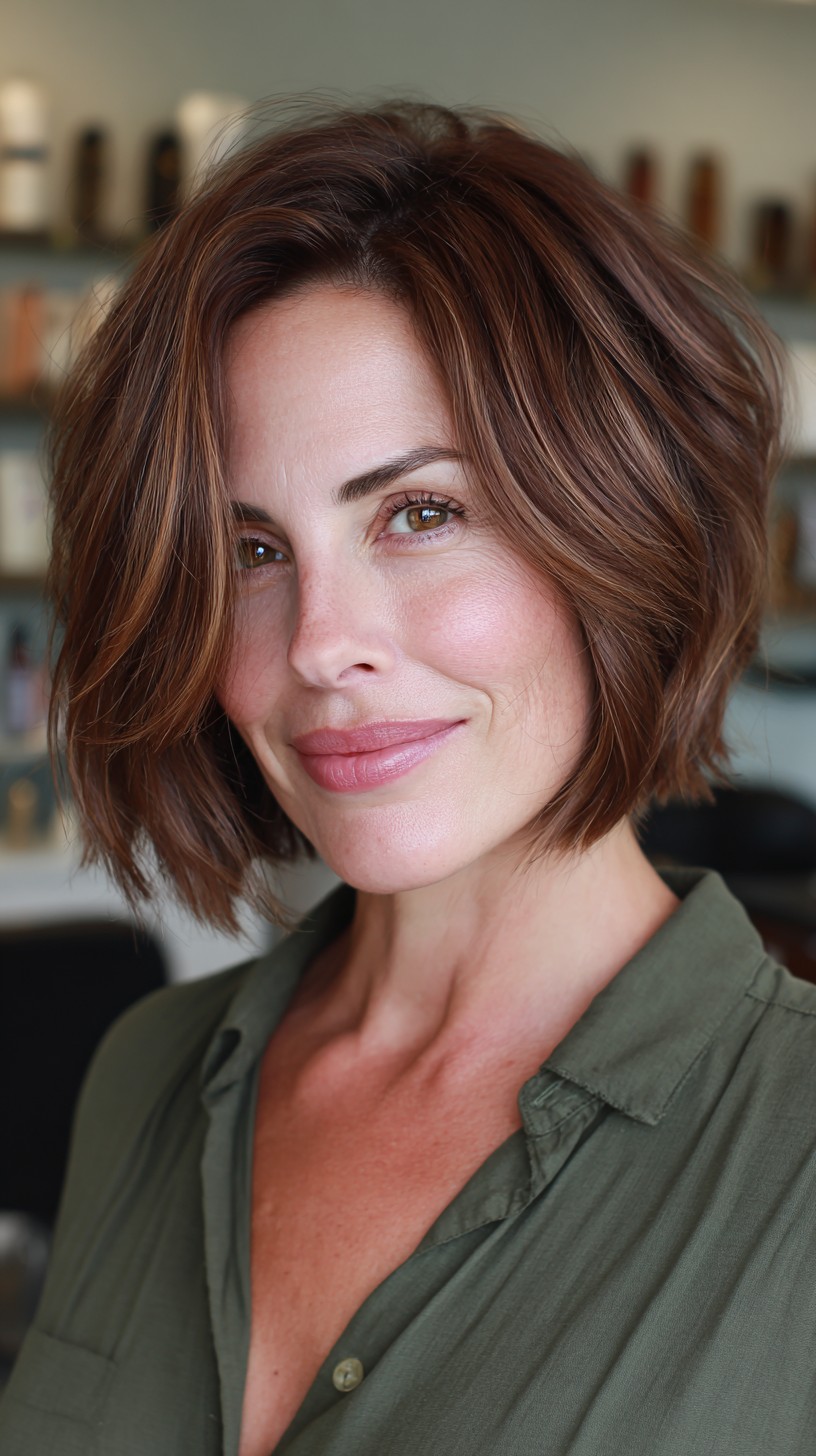 Rich-Auburn-Wavy-Lob-With-Side-Part