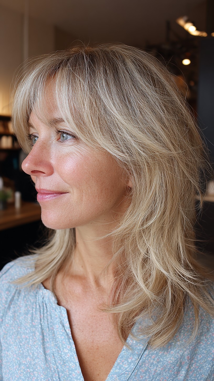 Soft-Silver Layered Flow with Face-Framing Highlights