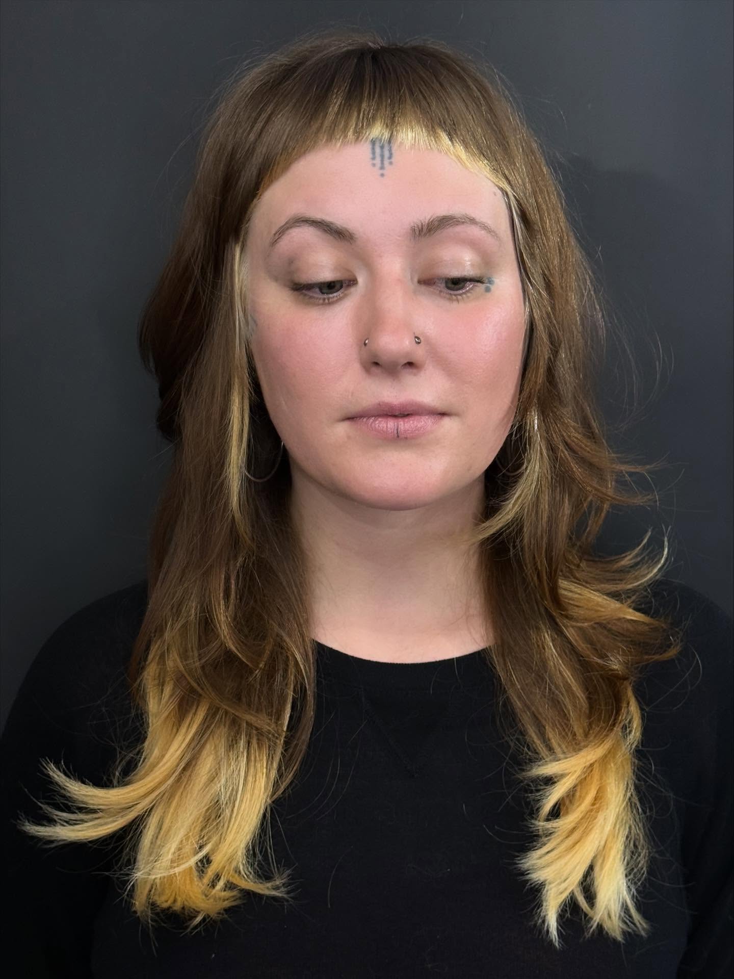 Chic Textured Cut with Bold Micro Fringe