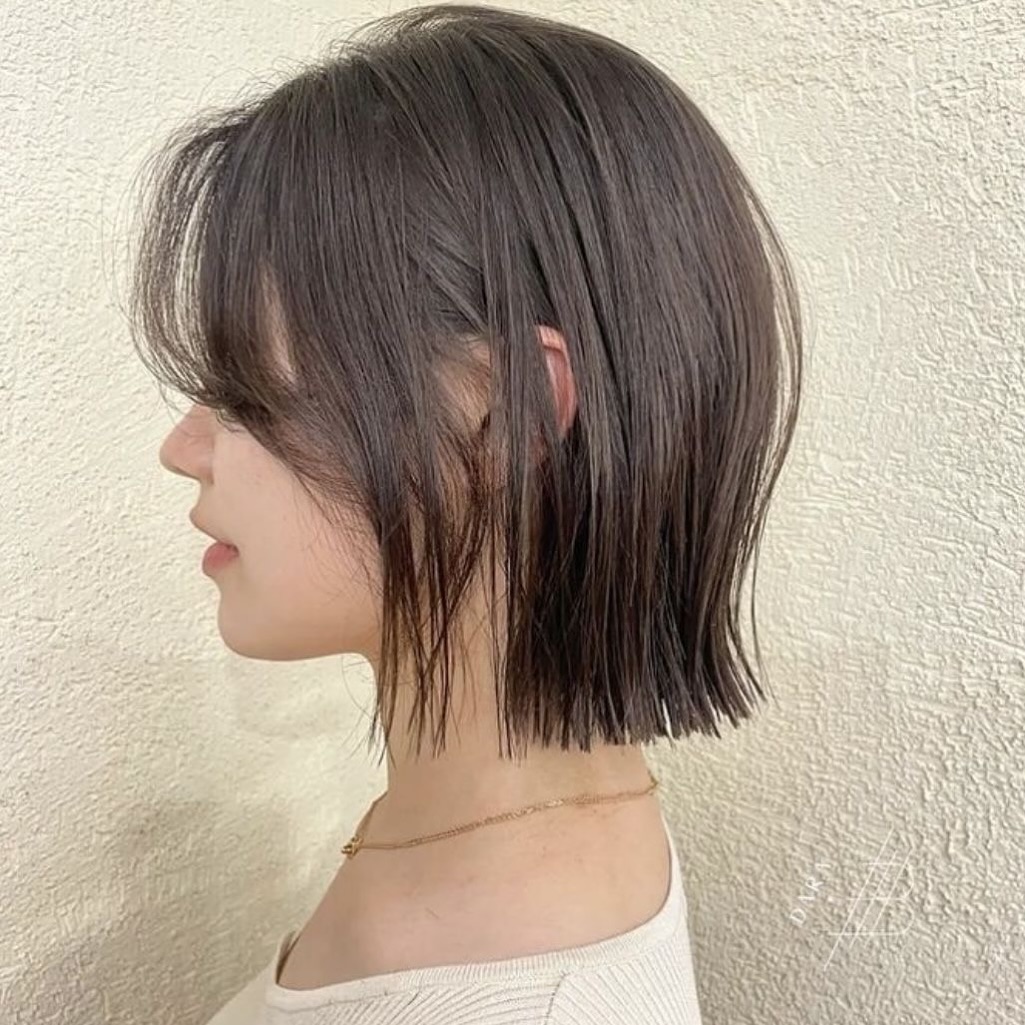 Trendy Asymmetrical Bob with Side-Swept Bangs