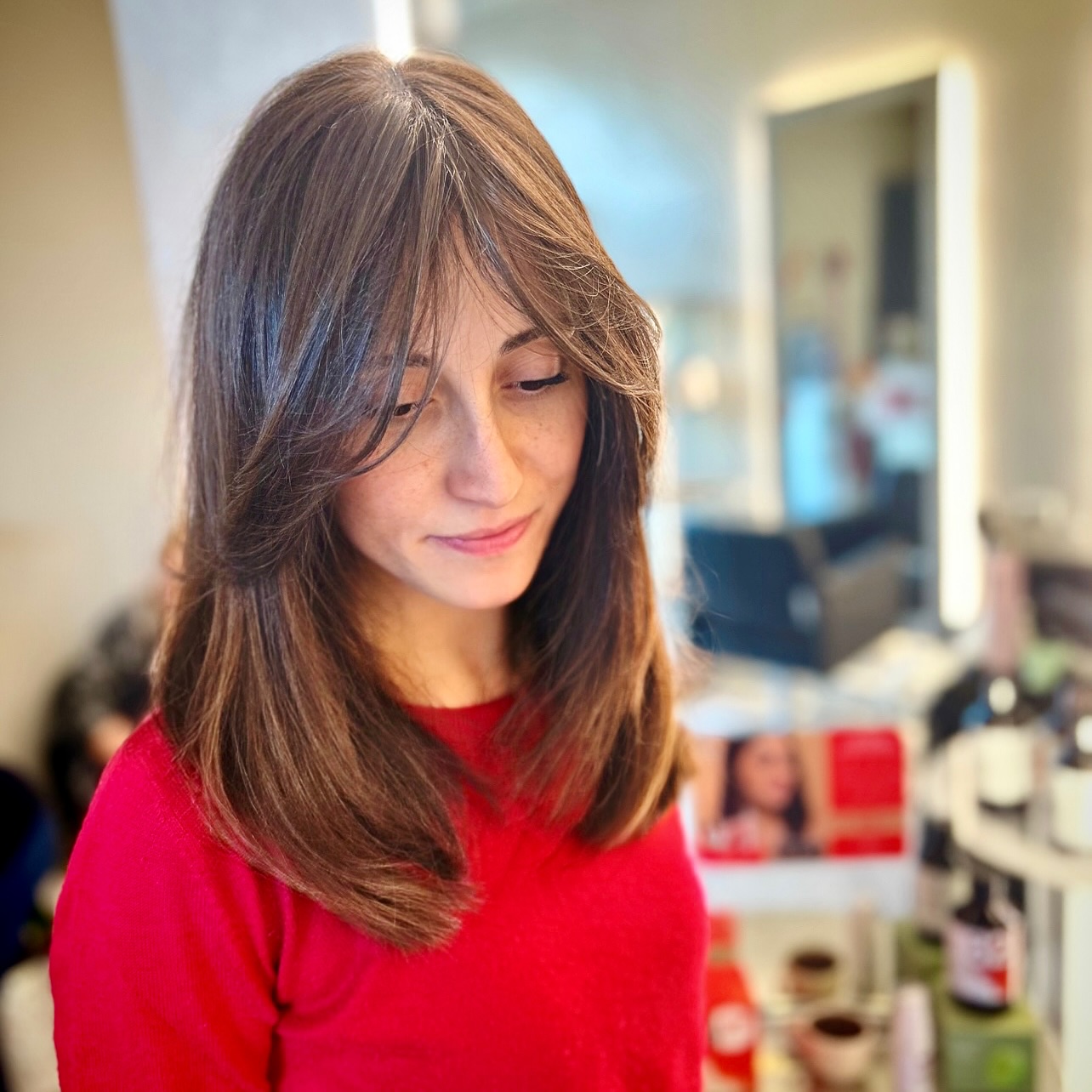 Chic Textured Long Cut with Soft Face-Framing Layers