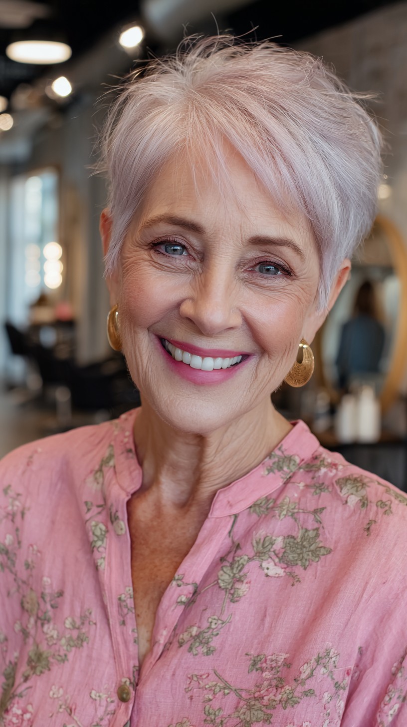 Feathered Pastel Pink Pixie for Elegant Charm