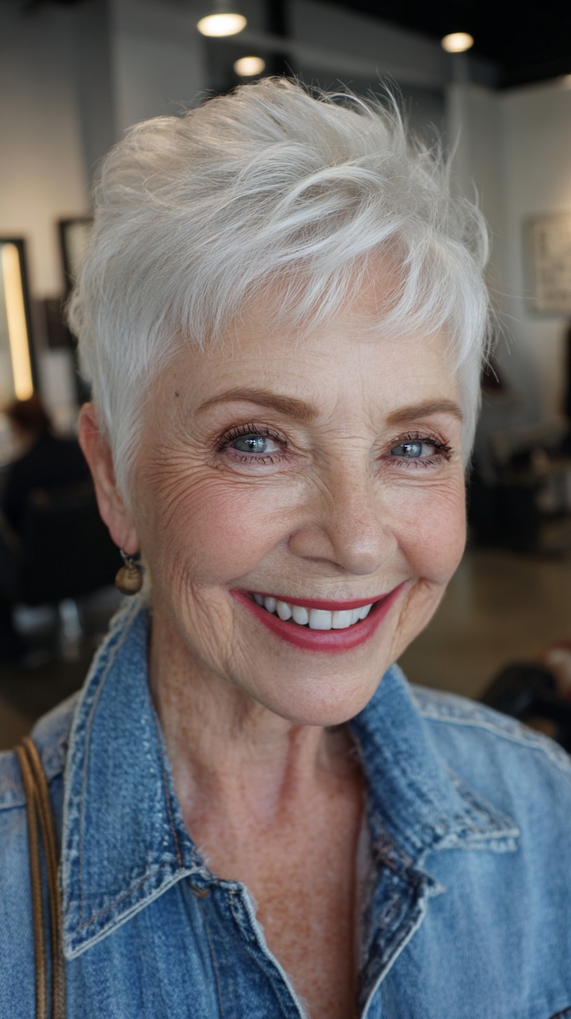 Refined Silver Feathered Pixie