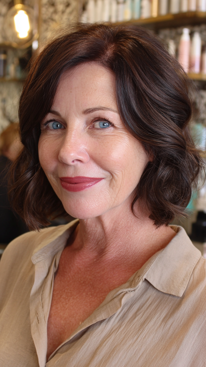 Chic Soft Beachy Waves with Warm Undertones